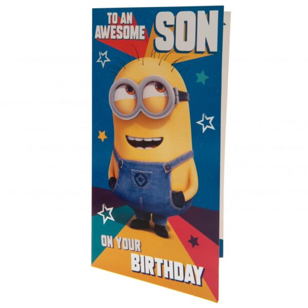 Despicable Me 3 Minion Birthday Card Son – TKO Sports