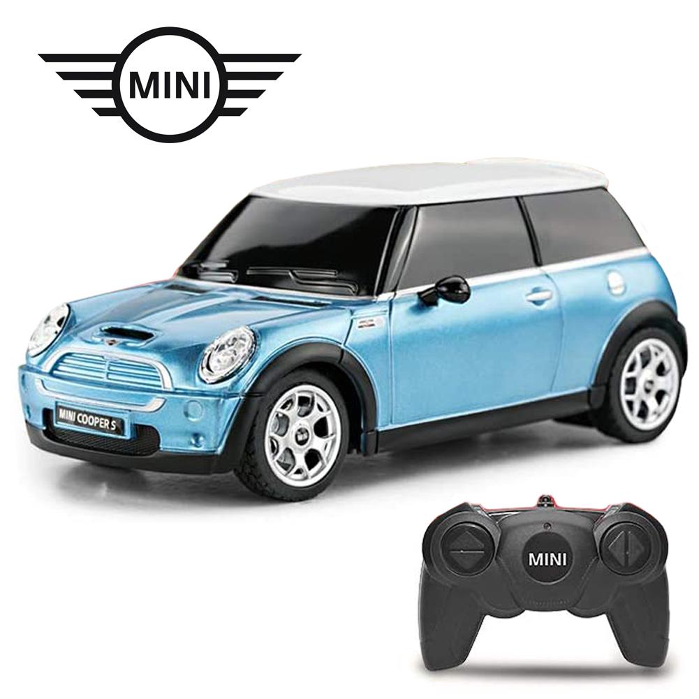 Mini Cooper S Radio Controlled Car 124 Scale Blue TKO Sports