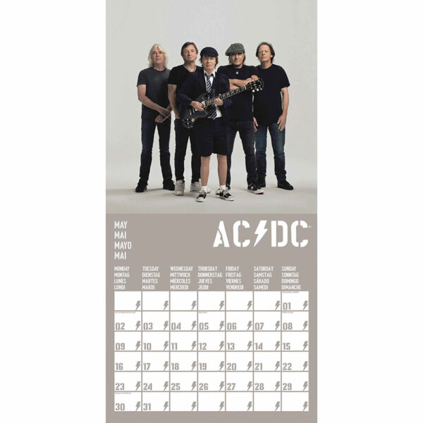 AC/DC Calendar 2022 TKO Sports