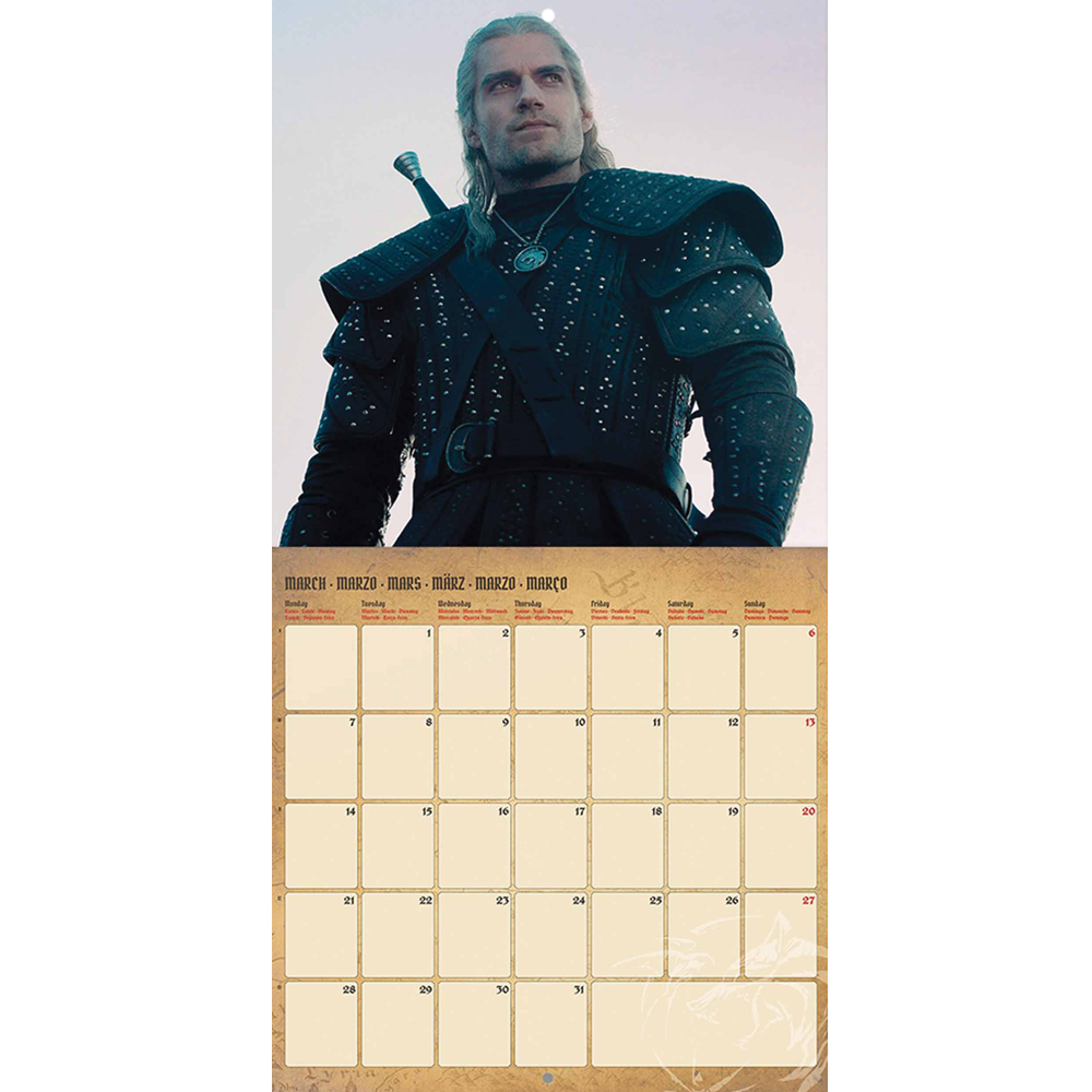 The Witcher Calendar 2022 TKO Sports