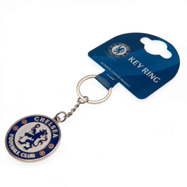 Chelsea F C Keyring Official Team Logo Keychain (Multi-Color