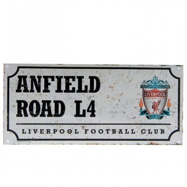 Liverpool FC Street Sign Retro – TKO Sports