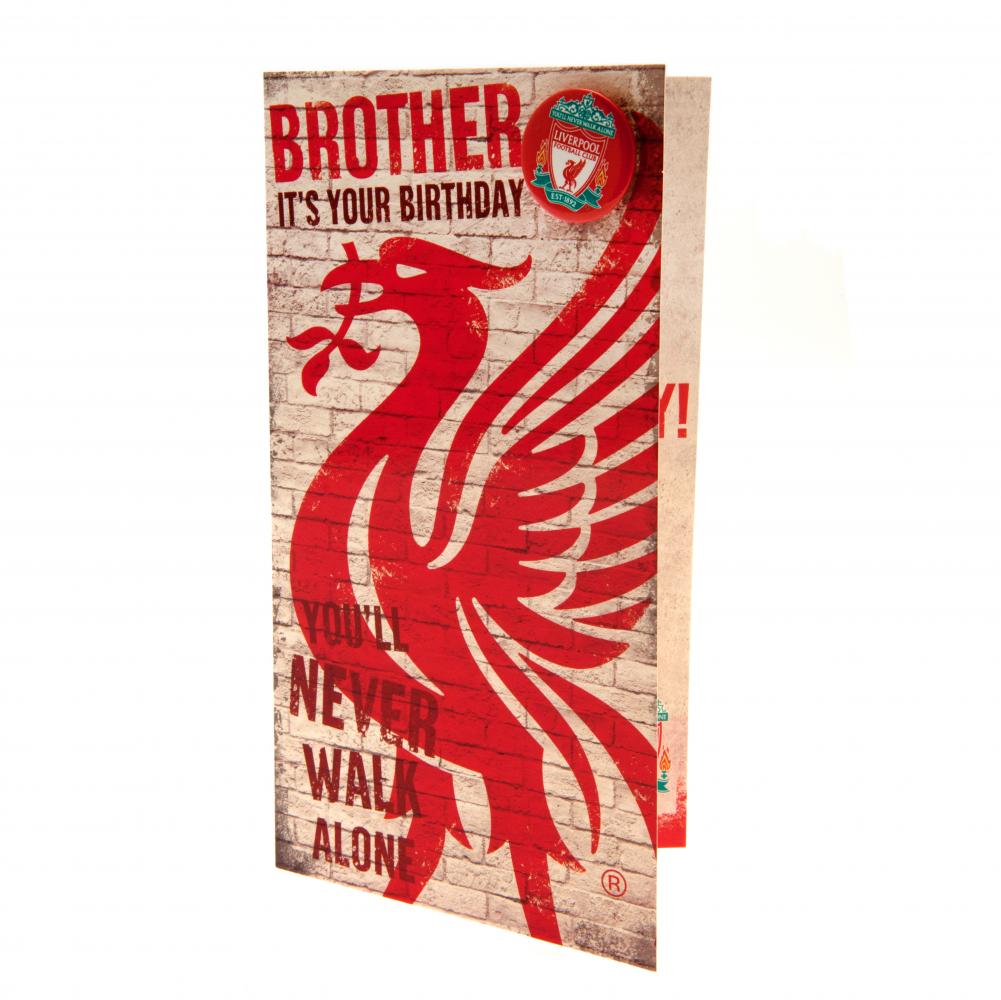 Liverpool FC Birthday Card Brother – TKO Sports